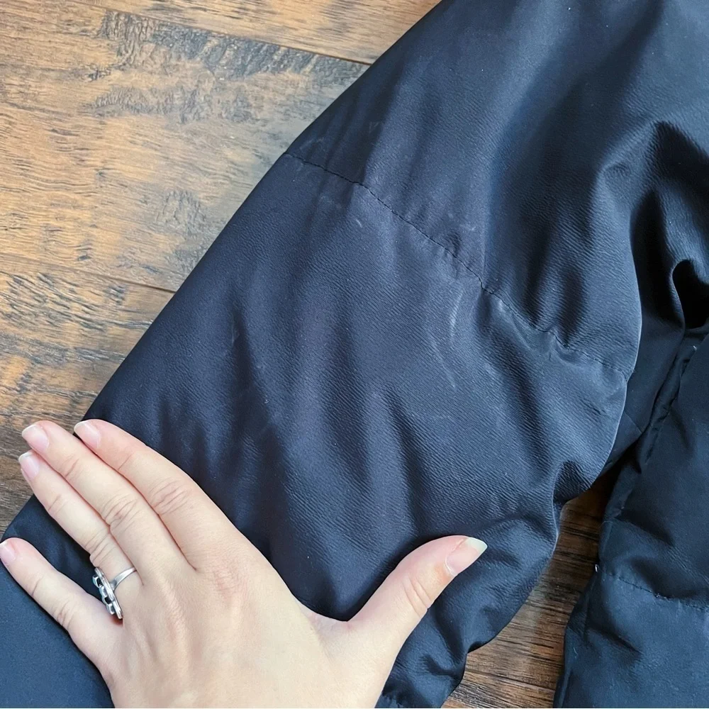 S13 • Sierra Parka Down Jacket quilted puffer black winter coat insulated